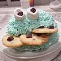 ハチワレねこ's cooksnap of when they made クッキーモンスターのキャラケーキ♫.