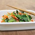 AOAOshark's cooksnap of when they made たべまる給食【こまつなののり酢あえ】.