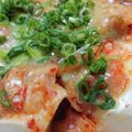 だんだん！'s cooksnap of when they made レンジで簡単ダイエット豆腐キムチグラタン.
