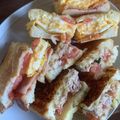 minoriloca's cooksnap of when they made 朝食にホットサンド　.