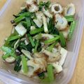 クック1DZ0RK☆'s cooksnap of when they made 小松菜とちくわのオイスターソース炒め.