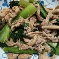 クックHBQ370☆'s cooksnap of when they made 簡単3分！小松菜と豚肉のにんにく醤油炒め.