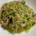 ★ゴンぎつね★'s cooksnap of when they made お箸が止まらない豆苗豚コマオイスター炒め.
