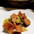 チコリママ's cooksnap of when they made 簡単★豚肉と春キャベツの塩にんにく炒め.