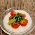 ☆iwack☆'s cooksnap of when they made 山葵でツンと旨し♪トマトのとろろ掛け.