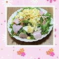 ゆけり３兄弟's cooksnap of when they made レタスたっぷり♪　ミモザサラダ.