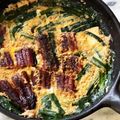 ナピト's cooksnap of when they made ♔ウナギと豆腐のニラ卵とじ♔.