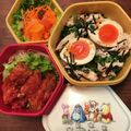 こつゆ514's cooksnap of when they made お弁当・・・20のんべぇヒロさんの味玉丼.