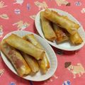赤い電話's cooksnap of when they made ウインナーとチーズの春巻き.