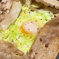 ぴにゃにゃ's cooksnap of when they made 生地に卵なし！そば粉100%のガレット　.