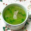 にきけん's cooksnap of when they made 豆苗たっぷりシャキシャキスープ.
