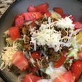 saki1010's cooksnap of when they made 簡単調味料で☆タコライス.