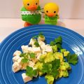 kunyama's cooksnap of when they made アボカド、豆腐とディル【断糖レシピ】.