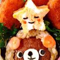 ☆ありか358☆'s cooksnap of when they made お星さま☆卵焼きでキャラ弁のおかず.