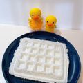 kunyama's cooksnap of when they made ワッフルメーカーでふわっサクッ♡餅♡.