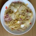 ごりちゃん○'s cooksnap of when they made 白菜とベーコンのパスタ.