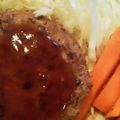 みぃちょん♪'s cooksnap of when they made みんなに内緒のカンタン絶品ハンバーグ♪.