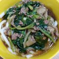 クックL2DT1S☆'s cooksnap of when they made ほうれん草とひき肉のあんかけうどん.