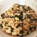 チェリチョコ's cooksnap of when they made 大根葉と明太子のチャーハン.