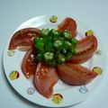 あきこ☆まぁ's cooksnap of when they made トマトのオクラがけ.