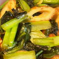 babycoyote's cooksnap of when they made 小松菜と竹輪の生姜炒め【作り置き】.