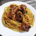 みーそそ's cooksnap of when they made 鶏ももとネギのダシ香る和風パスタ.