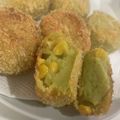 yy_mama's cooksnap of when they made 子どもに人気♡薩摩芋とコーンのコロッケ.