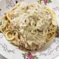 Yu〜iママ's cooksnap of when they made 簡単♫ツナクリームパスタ.