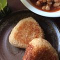keikoree's cooksnap of when they made 冷凍できるおこわ風モチモチ焼きおにぎり.
