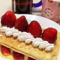 クックWHDGDD☆'s cooksnap of when they made イチゴのミルフィーユ.