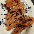 ☆ブルーベリー's cooksnap of when they made マクロビ♪きな粉と干し柿のさくさく棒☆.
