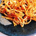 虎徹のママ's cooksnap of when they made 韓国おつまみ★さきいかのコチュジャン和え.