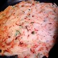 はみ出し人生's cooksnap of when they made 創作絶品ねぎとじゃが芋の焼き餅★チヂミ風.