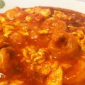 ダッツンです's cooksnap of when they made 海老チリ卵☆エリンギでかさ増し.