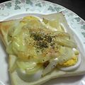 亜久里's cooksnap of when they made たまカレートースト☆.