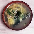 アクセル☆'s cooksnap of when they made ☆超簡単！貝ダシダの茎わかめスープ☆.