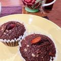 にゃろんの会's cooksnap of when they made 全粒粉１００％★チョコ★クルミ★マフィン.