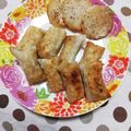 ﾁｲﾁｬﾝﾏﾏ's cooksnap of when they made カニカマ・ハンペン・青ジソくるりん春巻き.