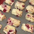 冷蔵庫レスキュー隊's cooksnap of when they made HMでいちごとホワイトチョコのスコーン.