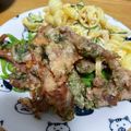 つっきか's cooksnap of when they made 豚こまのカリカリ揚げ♡ねぎごま香味だれ.