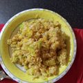 家系大好き's cooksnap of when they made しらすとキャベツカニカマ卵チャーハン.