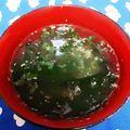 みれいく's cooksnap of when they made くるくる春雨ポンっ♪器で1人分だけスープ.