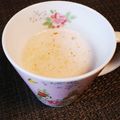 もふもふクロさん's cooksnap of when they made 黒蜜きなこ豆乳（ミルク）.