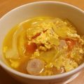M＆m♪'s cooksnap of when they made トマトとキャベツのチーズ卵スープ.