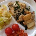 そよかぜMLQ's cooksnap of when they made 柔らか鶏胸肉と春菊のガーリック炒め.
