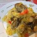 虹の我が家〜ちこ〜's cooksnap of when they made ★炊飯器DEパエリア★.