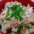 ちかﾁｬﾝ☆'s cooksnap of when they made 焼鮭のポン酢生姜混ぜごはん　.