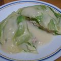 cafe-cafe's cooksnap of when they made キャベツのはさみ蒸し.