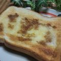 おらんでう～たん's cooksnap of when they made トースト バター醤油.