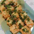 クックZCV6BF☆'s cooksnap of when they made 簡単おつまみ【絹揚げのネギ味噌チーズ焼き.